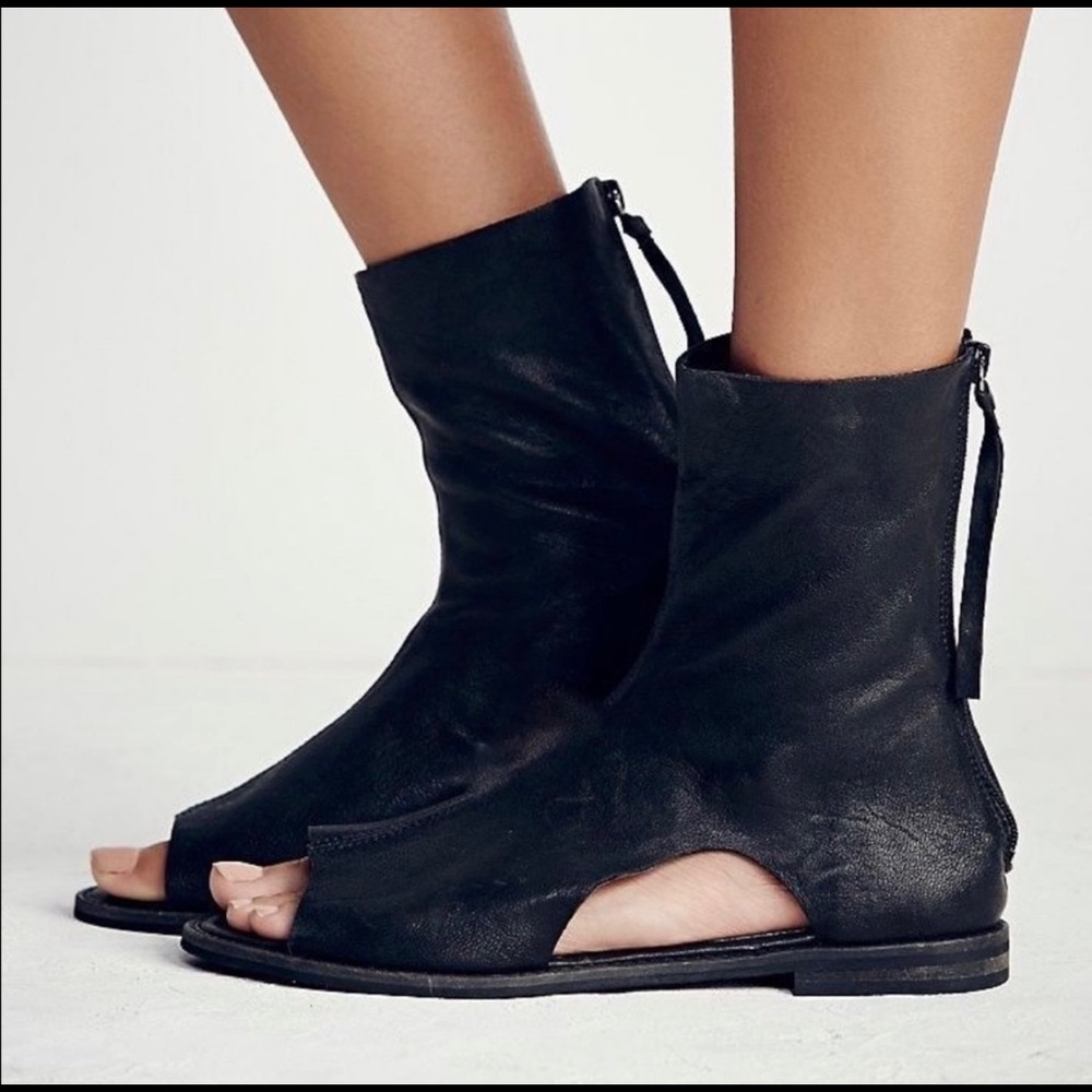 Free People Ridge Runner Open Toe Bootie Sandal